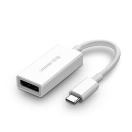  Адаптер UGreen MM130 (40372) USB-C to DisplayPort Adapter белый 