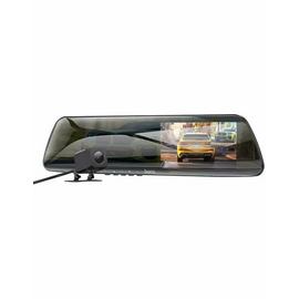  Видеорегистратор HOCO DV4 4.5-inch rearview mirror driving recorder(dual-channel) (серый) 