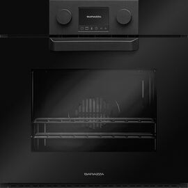  Духовой шкаф Barazza 1FEVGP black glass 