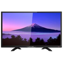  24" Телевизор SKYLINE 24YT5900 чёрный 1366x768, HD READY, 50 Гц, DVB-C, DVB-T, DVB-T2, HDMI, USB 