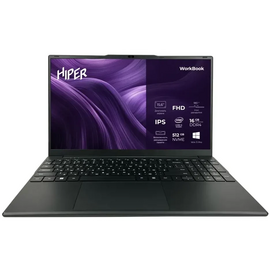  Ноутбук HIPER Workbook (FWBC151-I512HR16N5FABWPG) 15.6" IPS FHD /Core i5 12450H/16Gb/512Gb SSD/VGA int/W11Pro/black 