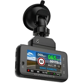  Видеорегистратор Sho-Me A15-GPS/GLONASS WI-FI черный 2160x3840 2160p 140гр. GPS MStar8629 