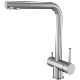  Смеситель для кухни KUCHENSTERN Fokus-FS 401SS40 нерж 