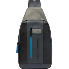  Рюкзак слинг Piquadro Urban CA6540UB00/NGR черный натуральная кожа 