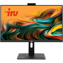  Моноблок IRU 23IM-2156256 23.8" Full HD i5 12450H (2) 16Gb SSD512Gb UHDG без ОС GbitEth WiFi BT 90W Cam черный 1920x1080 