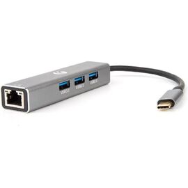  USB-концентратор VCOM DH311A USB 3.1 Type-C(M)--RJ-45+3*USB 3.0(f) Aluminum Shell (1/150) 