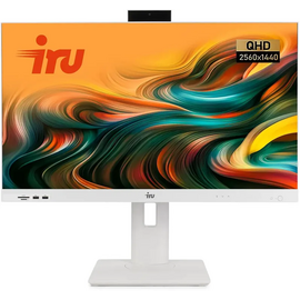  Моноблок IRU Strato 27IW (2180797) 27" QHD i5 1235U (1.3) 16Gb SSD512Gb UHDG CR Windows 11 Pro WiFi BT 120W Cam белый 2560x1440 (RUS) 