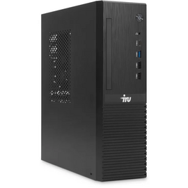  ПК iRU Planio 310H6SFC (2153481) Intel Core i3 12100F, DDR4 16ГБ, 512ГБ SSD, nVidia GeForce GT610 - 2 ГБ, Windows 11 Pro, черный 