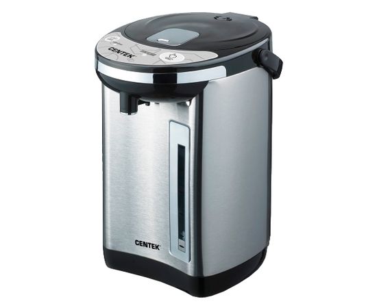  Термопот Centek CT-1084 (сталь) 6.0л 800Вт, 2 способа подачи, повторное кипячение, двойная защита 