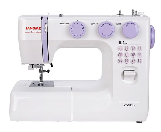  Швейная машина Janome VS 56 S (VS56S), электромеханическое управление, вертикальный челнок, количество операций: 23 