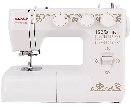  Швейная машина Janome 1225 S (1225S), электромеханическая, качающийся челнок, количество операций: 25 