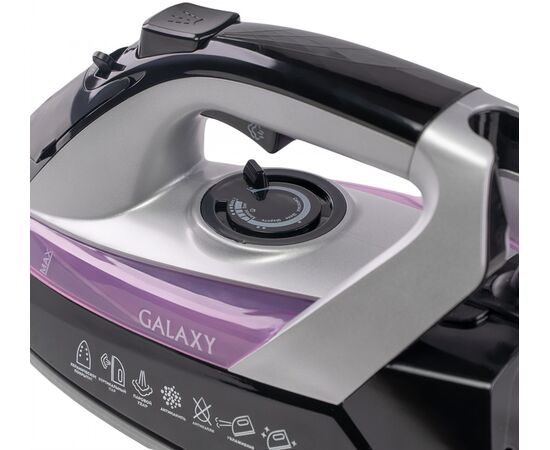  Утюг Galaxy Line GL 6128 черно/фиолетовый, 2200Вт 
