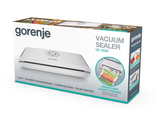  Вакуумный упаковщик Gorenje VS120W белый 