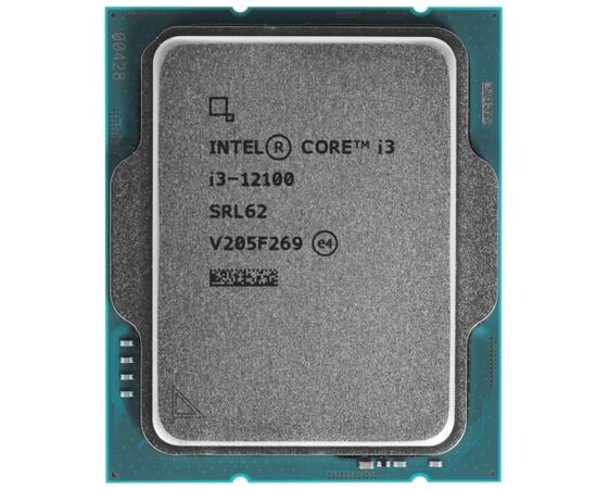  Процессор Intel Core i3-12100 (CM8071504651012SRL62) APU LGA1700 (Alder Lake, 4C/8T, 3.3/4.3GHz, 12MB, 60/89W, UHD Graphics 730) OEM 