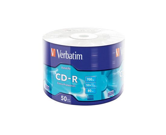  Диск CD-R Verbatim 700Mb 52x bulk (50шт) (43787) 