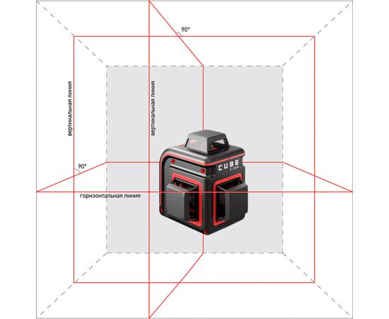  Лазерный уровень ADA Cube 3-360 Basic Edition (А00559) 