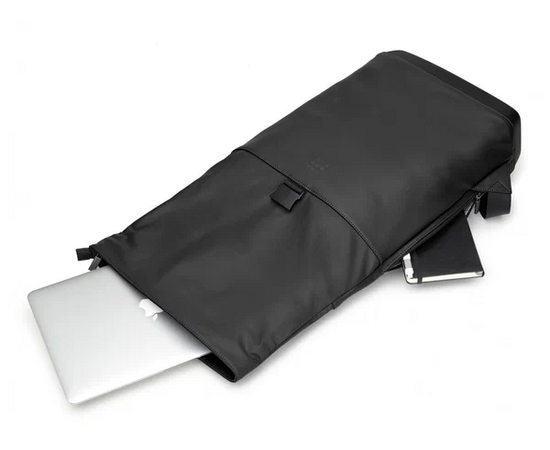  Рюкзак Moleskine Classic Rolltop ET86RBKBK 40x32x12см эко-кожа черный 