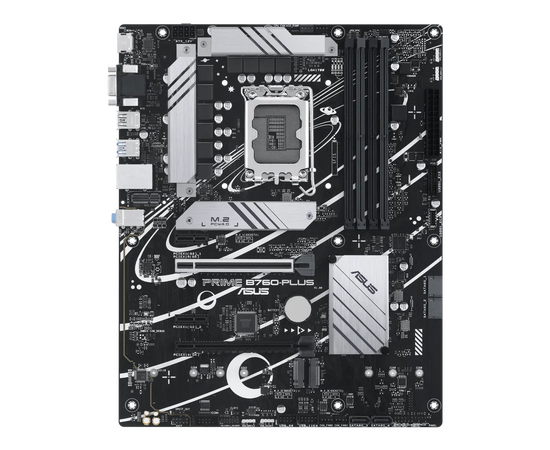  MB s1700 ASUS PRIME B760-PLUS, Intel B760, 4xDDR5-5600 МГц, 2xPCI-Ex16, 3xM.2, Standard-ATX 90MB1EF0-M0EAY0 