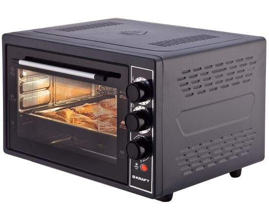  Мини-печь Kraft KF-MO3804RKBL черный 