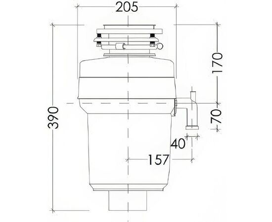  Измельчитель пищевых отходов Kuppersberg WS 550 B 