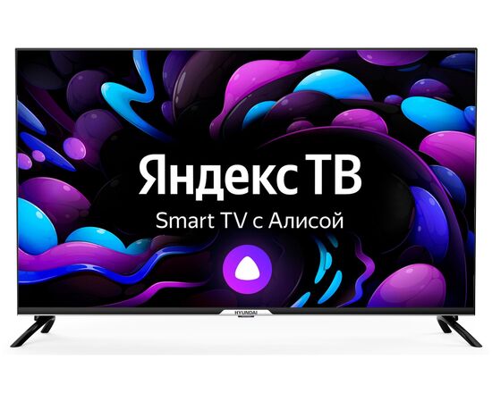  43" Телевизор Hyundai H-LED43BU7003 черный 3840x2160, 4K Ultra HD, 60 Гц, Wi-Fi, Smart TV, Яндекс ТВ 