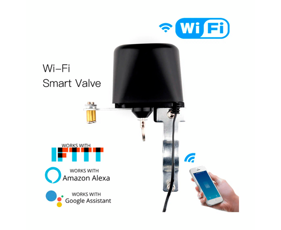  Умный водяной клапан MOES WiFi Smart Water Valve WV-LZ-BK 