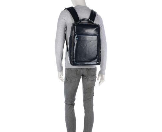  Рюкзак Piquadro Blue Square CA6593B2/BLU2 темно-синий натуральная кожа 