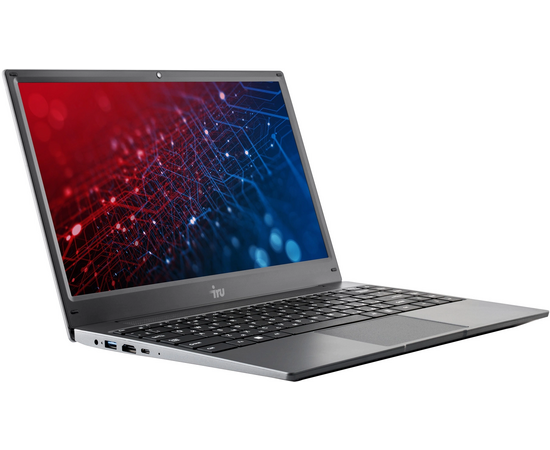  Ноутбук iRU Tactio 14ALH (2059068) 14", IPS, Intel Core i5 1235U 3.3ГГц, 10 ядер, 16ГБ DDR4, 512ГБ SSD, Intel Iris Xe graphics, Win11Pro, серый 