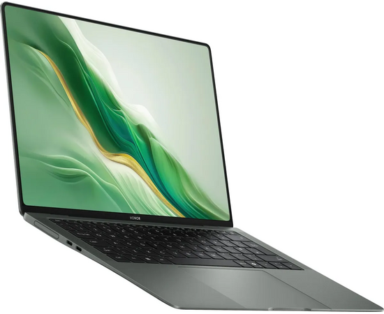  Ноутбук Honor MagicBook Art 14 MRA-521 (5301AKXN) 14.6", 2024, OLED, Ultra 5 125H 1.2ГГц, 14 ядер, 32ГБ LPDDR5x, 1ТБ SSD, Intel Arc, W11H зеленый 