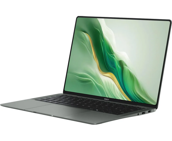  Ноутбук Honor MagicBook Art 14 MRA-521 (5301AKXN) 14.6", 2024, OLED, Ultra 5 125H 1.2ГГц, 14 ядер, 32ГБ LPDDR5x, 1ТБ SSD, Intel Arc, W11H зеленый 