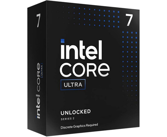  Процессор Intel Core Ultra 7 265KF (BX80768265KF) BOX (Arrow Lake, C20(12EC/8PC)/T20, 3,3/5,5GHz, Without Graphics, L2 36Mb, Cache 30Mb) 