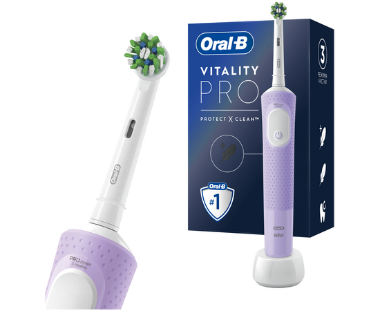  Зубная щетка электрическая Oral-B Vitality Pro D103.413.3 сиреневый 