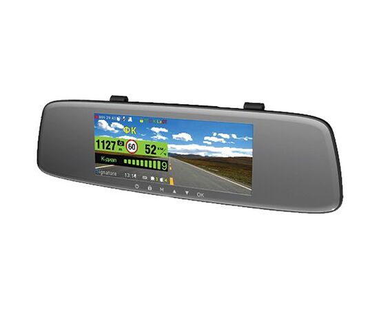  Видеорегистратор с радар-детектором Sho-Me Combo Mirror WiFi Duo GPS 
