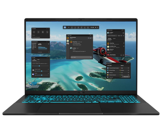  Ноутбук Asus VivoBook 16 V3607VH-RP046 (90NB16L1-M004D0) Core 5 210H 16Gb SSD1Tb Nvidia GeForce RTX5050 8Gb 16" IPS WUXGA (1920x1200) без ОС black 
