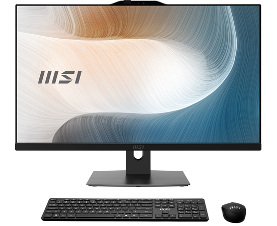  Моноблок MSI Modern AM272P 1M AiO (9S6-AF8231-1033) 27" FHD (1920x1080)IPS AG Non-touch, i3-100U (1.2GHz), 8GB DDR5(1x8GB), 512GB SSD M.2, Intel UHD 