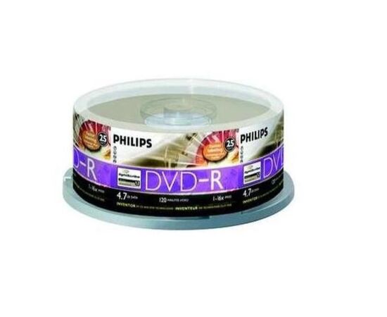  Диск DVD-RW Philips DN4S4B25X/97 4.7Gb, 4x, Cake Box (25) 