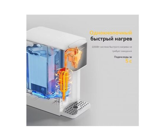  Термопот DEERMA DEM-SH36W 1100 Вт, 6.5 л, пластик, металл, белый 