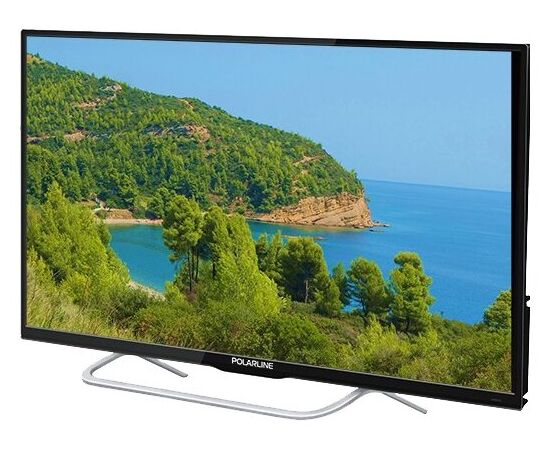  32" Телевизор Polarline 32PL14TC-SM черный 1366x768, HD READY, 50 Гц, WIFI, SMART TV, DVB-T, DVB-T2, DVB-C, USB, HDMI 