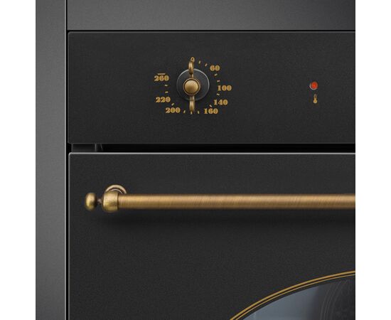  Духовой шкаф SMEG SFP68C1TAO 60см, Coloniale, 50-260 градусов, часы/таймер, галогенная подсветка, 9 режимов 
