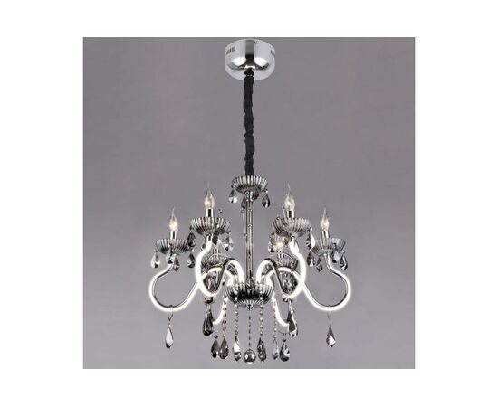  Люстра HIPER (H824-6) 6E1440Вт + 30Вт LED chrome 
