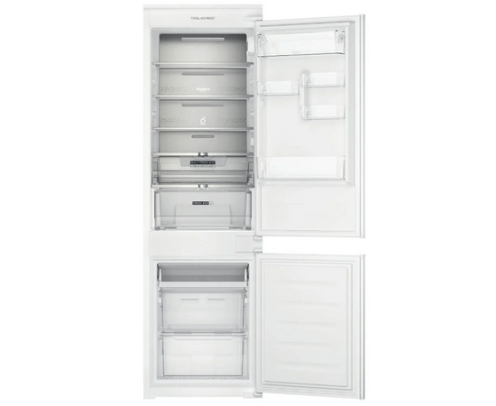  Встраиваемый холодильник Whirlpool WHC18T132 60см, 177х54.5х54 182/68л, инверторный компрессор, Full No Frost, автоматическая разморозка 