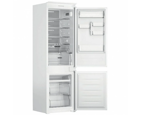  Встраиваемый холодильник Whirlpool WHC18T132 60см, 177х54.5х54 182/68л, инверторный компрессор, Full No Frost, автоматическая разморозка 