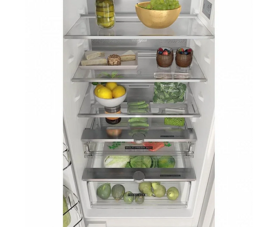  Встраиваемый холодильник Whirlpool WHC18T132 60см, 177х54.5х54 182/68л, инверторный компрессор, Full No Frost, автоматическая разморозка 