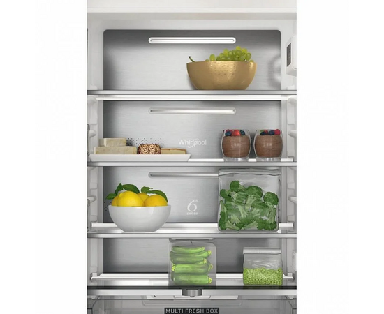  Встраиваемый холодильник Whirlpool WHC18T132 60см, 177х54.5х54 182/68л, инверторный компрессор, Full No Frost, автоматическая разморозка 