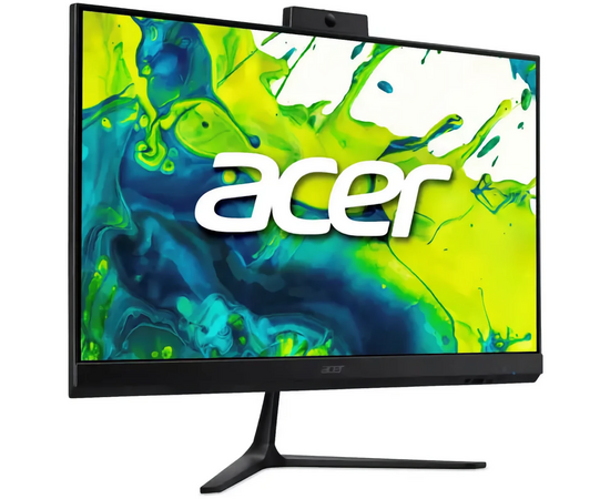  Моноблок Acer Aspire C27B-GARL (DQ.BT0CD.002) Full HD Core Ultra 5 225U (1.3) 16Gb SSD512Gb Graphics Eshell GbitEth WiFi BT клавиатура мышь Cam черный 