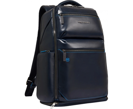  Рюкзак Piquadro Blue Square CA6592B2BM/BLU2 темно-синий натуральная кожа 