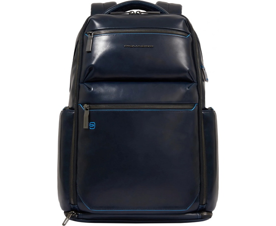  Рюкзак Piquadro Blue Square CA6592B2BM/BLU2 темно-синий натуральная кожа 