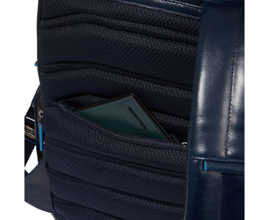  Рюкзак Piquadro Blue Square CA6592B2BM/BLU2 темно-синий натуральная кожа 