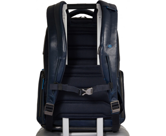  Рюкзак Piquadro Blue Square CA6592B2BM/BLU2 темно-синий натуральная кожа 