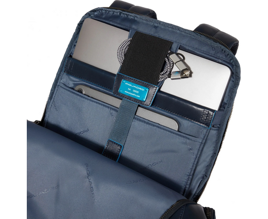  Рюкзак Piquadro Blue Square CA6592B2BM/BLU2 темно-синий натуральная кожа 